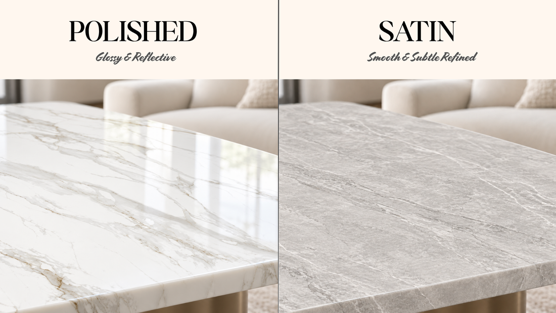 Polished vs Satin Sintered Stone: Which Finish Suits Your Space?